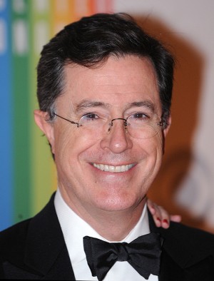 Comedian Stephen Colbert arrives at the Kennedy Center Honors gala in Washington, D.C, Sunday, December 2, 2012. (Olivier Douliery/Abaca Press/MCT)