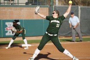 No. 12 Baylor softball took on Texas State at Getterman Stadium on March 18th. The Lady Bears defeated the Bobcats 2-0. Kevin Freeman | Lariat Photographer