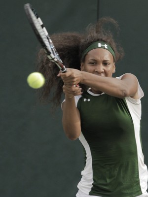Sophomore Kiah Generette is one of four Baylor women’s tennis players invited to compete in the individual NCAA’s. 