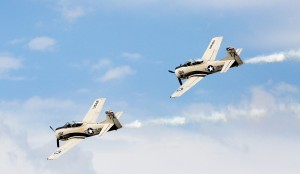 Families, students and Wacoans gathered at the Heart of Texas Air Show this weekend at TSTC Waco Airport. The event featured planes from WWII and pilots from all over the country.Carlye Thornton | Lariat Photo Editor
