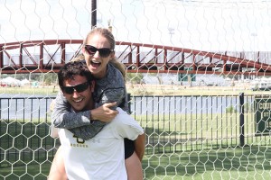 Baylor soccer co-head coaches Paul and Marci Jobson are the only married co-head coaches in all of college soccer. Baylor sits with a record of 5-3 with two games left to go until Big 12 conference play opens. Carlye Thornton | Lariat Photo Editor