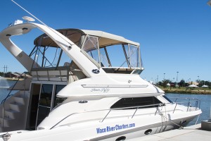 Charter boats offer another option for sailgating or private event venues on the Brazos River.Skye Duncan | Lariat Photographer