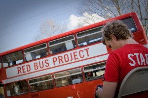 The Red Bus Project will be stationed on Fifth Street, rasing money for orphans with its thrift shop from 8:30 a.m. to 4:30 p.m. today.Courtesy Photo