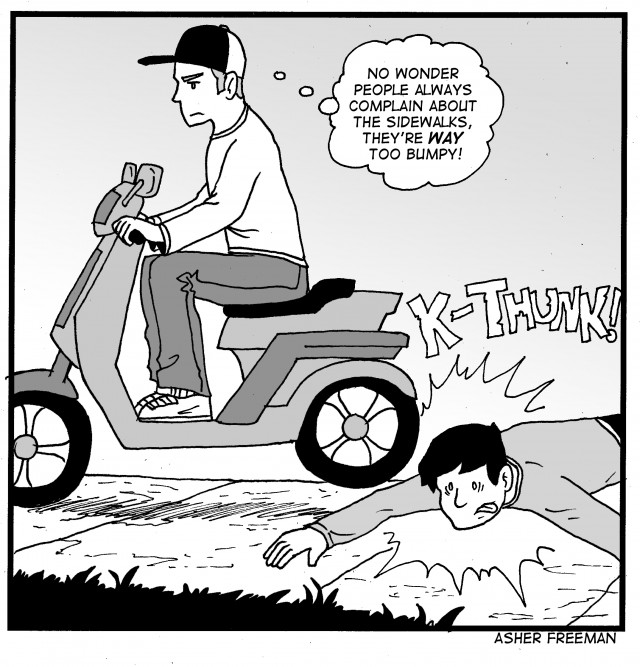 Editorial: Keep bikes, mopeds off sidewalks