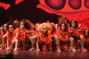 Kappa Kappa Gamma’s “Running Wild,” a jungle themed act, was part of Sing this past Spring.Constance Atton | Lariat Photographer