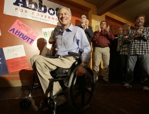 Republican Greg Abbott was elected as the first new governor of Texas in 14 years on Tuesday, defeating Democrat Wendy Davis.Associated Press