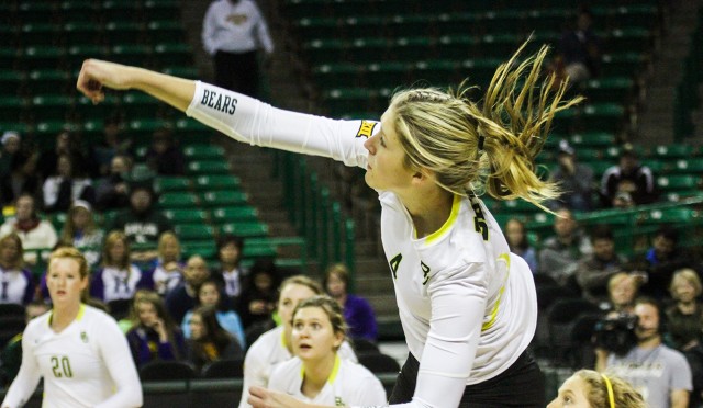 Baylor volleyball rallies past TCU 3-1 to halt two-match losing streak
