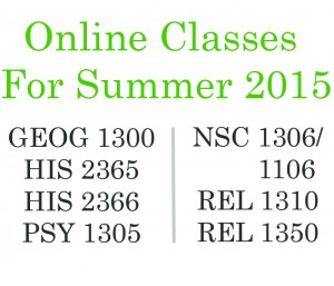 Baylor’s College of Arts and Sciences will begin to offer online courses for the summer 2015 semester. The courses that will be offered are listed above. Baylor is expanding its online program after a successful launch of the Hankamer School of Business” online MBA program.Skye Duncan | Lariat Photographer