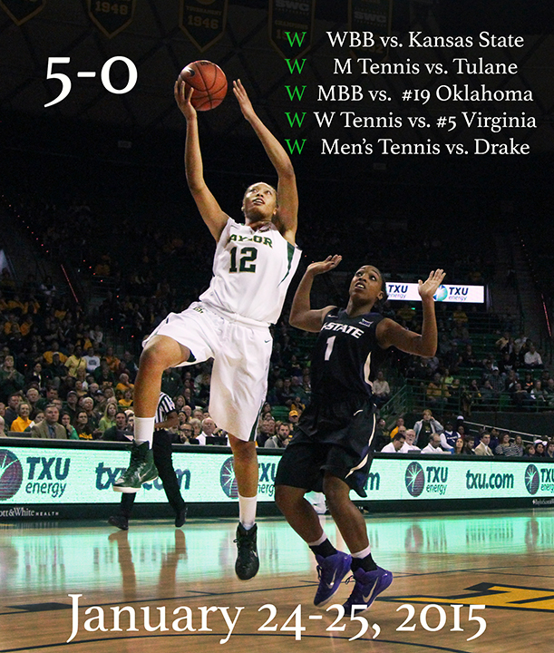 Photos: Baylor athletics goes 5-0