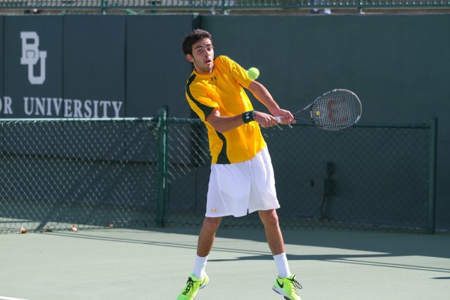 Baylor men’s tennis sweeps Tulane