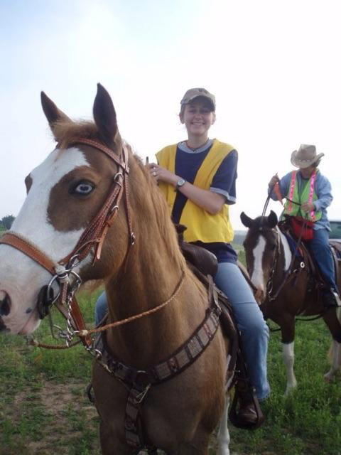 Annie Stokes donated her horse, Sweetie, to the Baylor Riding Association in 2011. The Baylor Riding Association gathers together to ride horses.  Courtesy photo