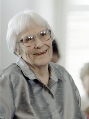 In this Aug. 20, 2007, file photo, Harper Lee, author of the Pulitzer Prize-winning novel, "To kill a Mockingbird," smiles during a ceremony honoring the four new members of the Alabama Academy of Honor at the Capitol in Montgomery, Ala. Publisher Harper announced Tuesday, Feb. 3, 2015, that "Go Set a Watchman," a novel Lee completed in the 1950s and put aside, will be released July 14. It will be her second published book.