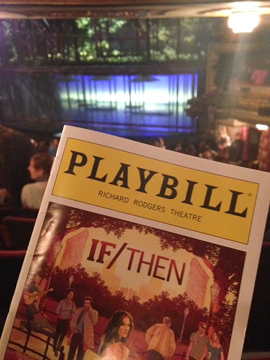 My favorite part of my trip was this musical. If/Then featuring Idina Menzel was one of the best musicals I have ever seen.