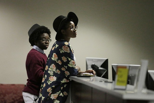 Shanté Wolfe and Tori Sisson wait for their marriage license to be processed before becoming the first couple to file their marriage license in February in Montgomery, Ala. The Alabama Supreme Court on March 3, 2015 ordered the state’s probate judges to stop issuing marriage licenses to gay couples. On Tuesday, the Presbyterian Church (U.S.A.) voted to redefine  their definition of marriage to include same-sex unions.