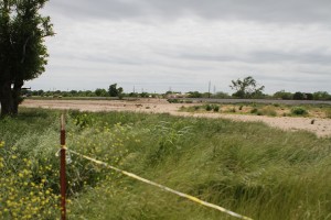 Yellow caution tape blocks the empty field where the West explosion took place. Little remains two years after the incident. Jess Schurz | Lariat Photographer