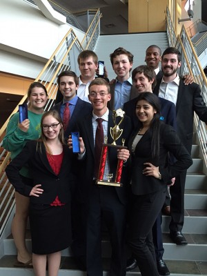 Members of the Baylor Mock Trial Team wins fifth place in the National Championship Tournament in Ohio.  Courtesy Photo 