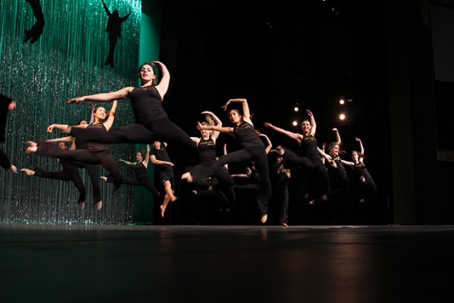 A group performs during the 2013 StompFest. The annual step show competition between campus organizations is tonight at 7 p.m. in Waco Hall.  File Photo