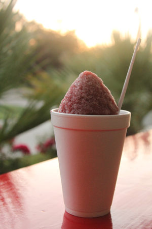 Mr. Snow was founded by the Mendez family in 1999. The black cherry-flavored snow cone is a great treat to beat the heat. Photo Credit: Jessica Hubble