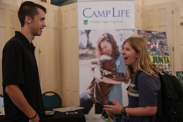 Career and Professional Development holds summer camp career fair on campus