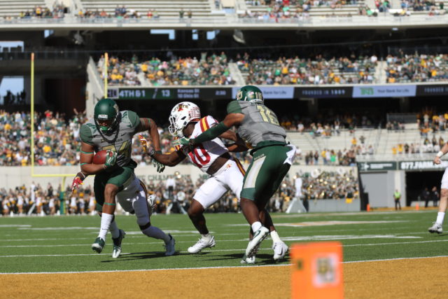 Football comes up short on senior day