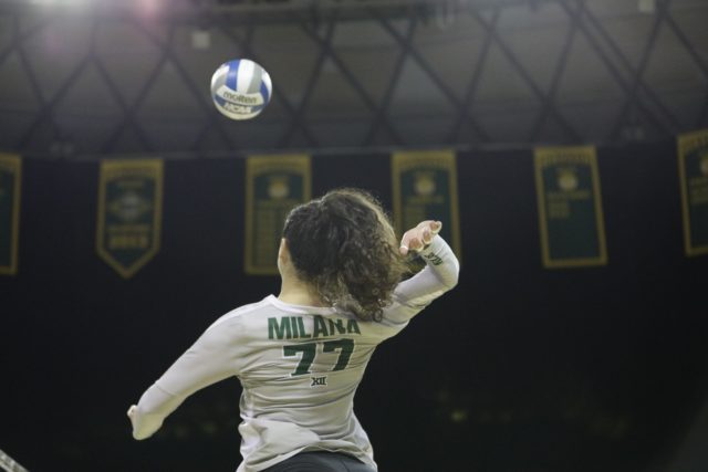 Volleyball faces tough road test at Kansas