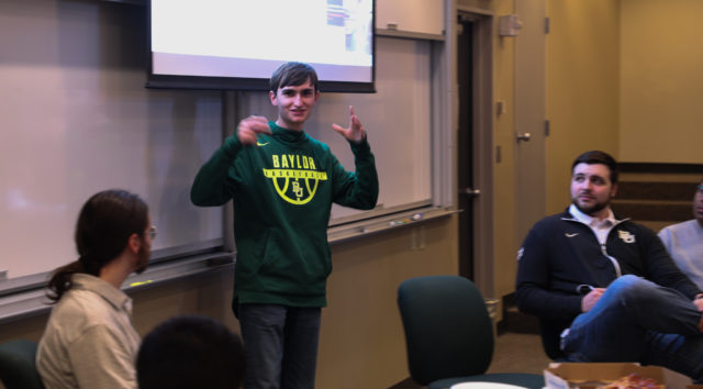 Engineering and computer science students speak at internship panel