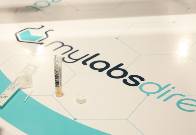 What happens when on-campus students test positive for COVID-19?