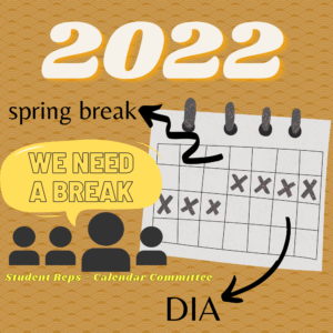 Calendar Committee details new updates to spring 2022, with week-long