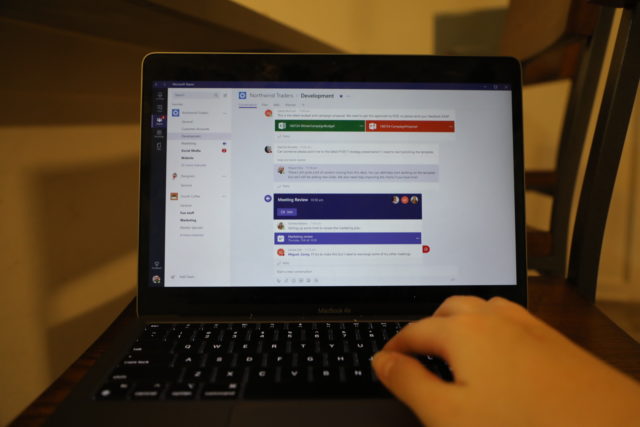 Majority of faculty respond positively in transition from phones to Microsoft Teams