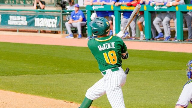 Baseball’s clutch homers notch series win over Kansas