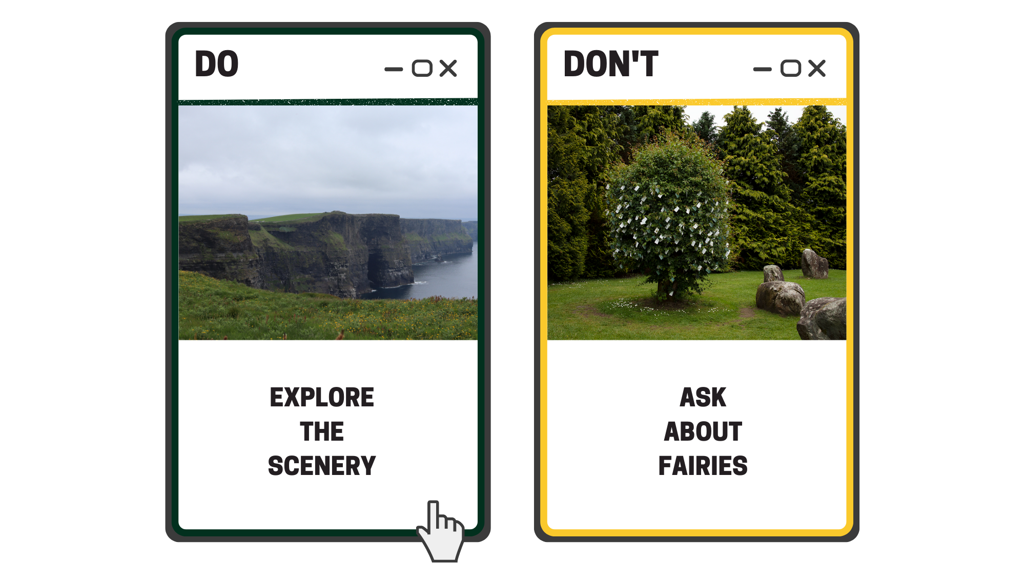 Dos and donts in Ireland