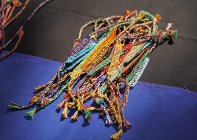 Threads of Hope makes a variety of bracelets and keychains. Grace Everett | Photo Editor