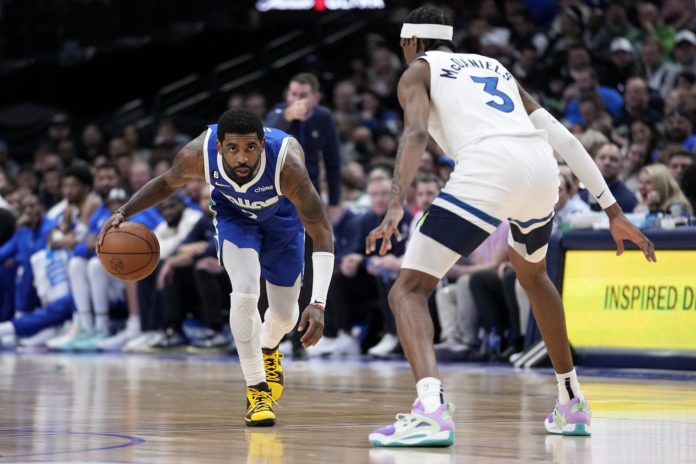 Kyrie Irving says 'pressure' to thrive with Luka Doncic, Mavericks