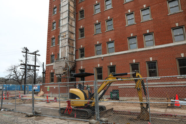 Collins Residence Hall has been undergoing construction since the fall of 2022 and will be completed by the fall of 2023 for nearly 600 new freshman girls to reside in. Kenneth Prabhakar | Photo Editor