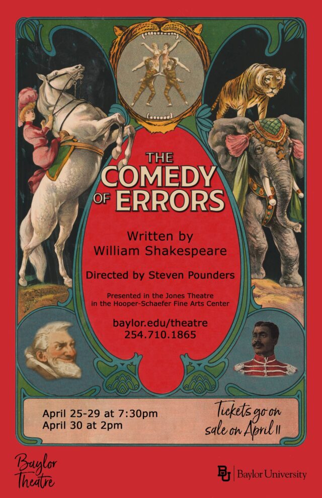 Baylor Theatre’s ‘Comedy of Errors’ takes the stage as sit-com circus