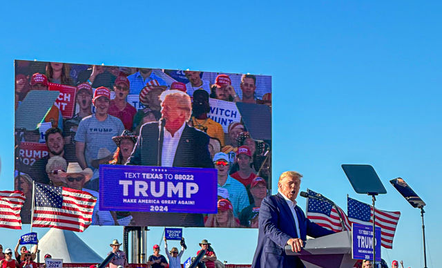 Former President Donald Trump discusses many topics at his rally, including China, Russia, President Joe Biden and Florida Gov. Ron DeSantis. Kenneth Prabhakar | Photo Editor