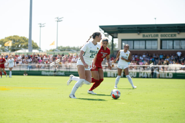 Baylor soccer finishes homestand with 2-0 loss to No. 25 Texas Tech