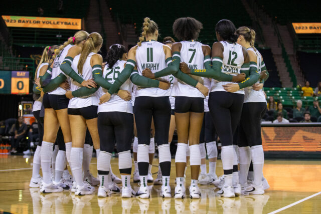 Tuesday marked No. 18 Baylor volleyball’s third sweep of the 2023 season. Lilly Yablon | Photographer