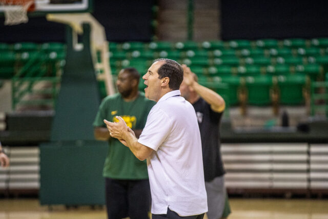 Head coach Scott Drew is entering his 21st season at the helm of the Baylor men's basketball program. Lilly Yablon | Photographer
