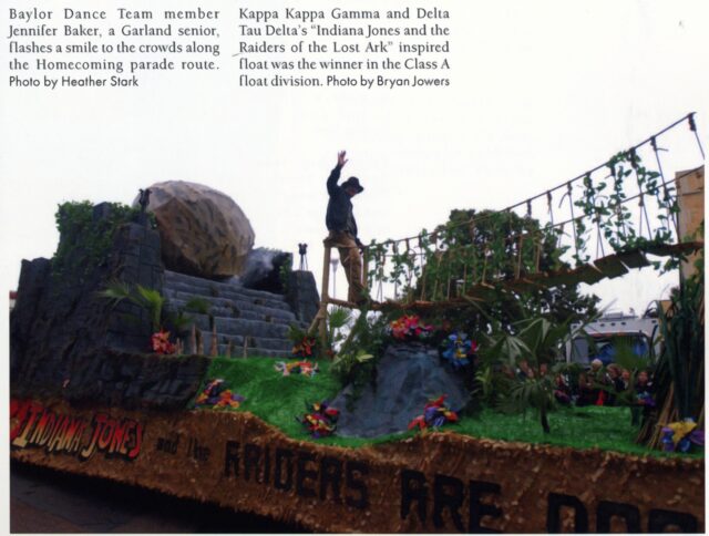 Kappa Kappa Gamma and Delta Tau Delta&squot;s "Indiana Jones and the Raiders of the Lost Ark" inspired float in 2004. | Roundup File photo
