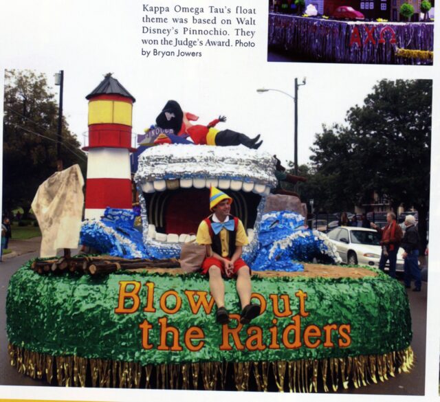 Kappa Omega Tau&squot;s Walt Disney "Pinnochio" themed float in 2004, winning the the Judge&squot;s Award. | Roundup File Photo