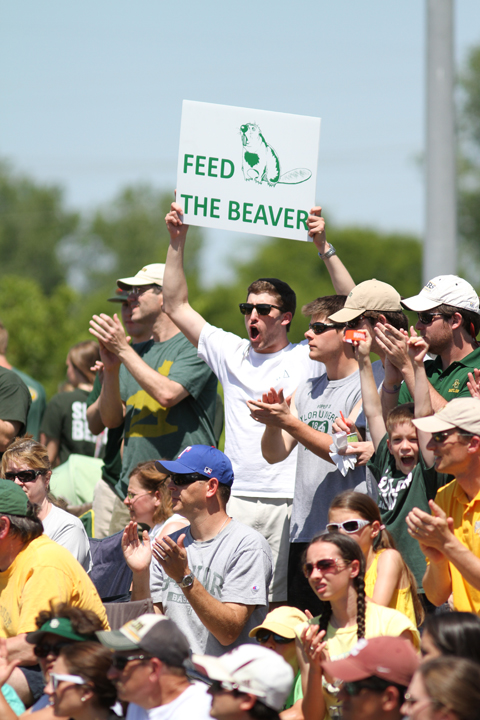 "Feed The Beaver" spread so quickly that T-shirts and signs were created in support of the Baylor baseball team. Lariat file photo