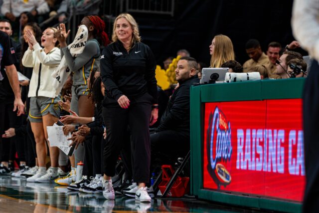 In her third year at the helm, head coach Nicki Collen is now 11-8 in nationally televised games. Kassidy Tsikitas | Photo Editor