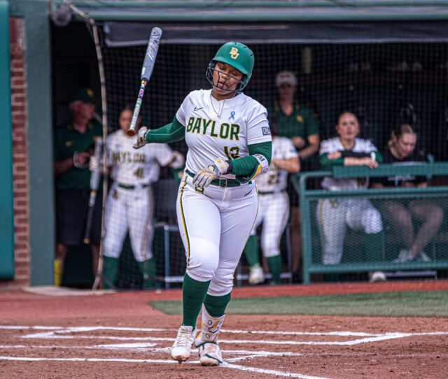 Junior first baseman Shaylon Govan was walked three times on Tuesday, which tied a career high. Michael Haag | Sports Editor