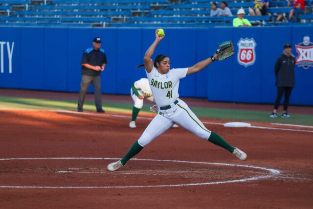 Junior right-handed pitcher Aliyah Binford put together her eighth complete game of the season on Thursday. Michael Haag | Sports Editor