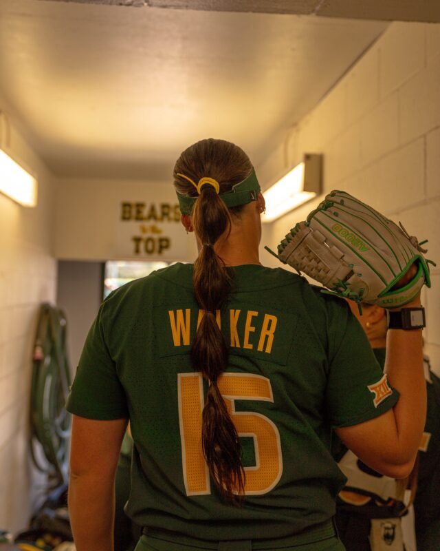 Senior left-handed pitcher Lillie Walker shifted from a closer at Duke to a reliable starter with the Bears in 2025. Kassidy Tsikitas | Photo Editor