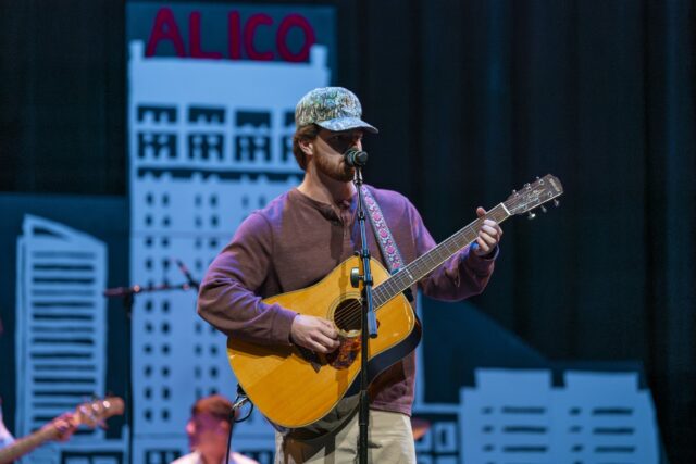The Ethan Lynch Band opens the show, performing a cover of "Use Somebody," following it with an original song entitled "At All" Friday night at After Dark. Jake Schroeder | Photographer