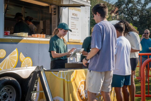 Pop's Lemonade served up four of their signature lemonade flavors at Baylor's Taste of Waco. Sam Gassaway | Photographer