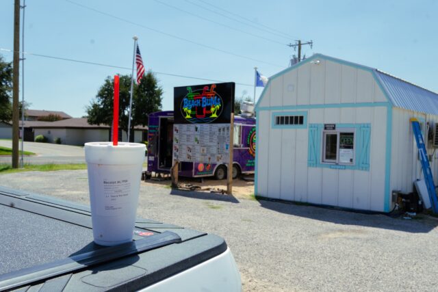 Beach Bums soda, located off Hewitt Drive, serves up fun beach-themed dirty sodas. Brady Harris | Photographer