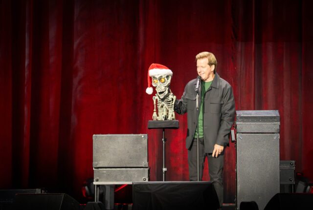 Jeff Dunham performed a variety of physically comedic bits with fan favorite character Achmed, such as the puppet losing its arms and legs. Sam Gassaway | Photographer